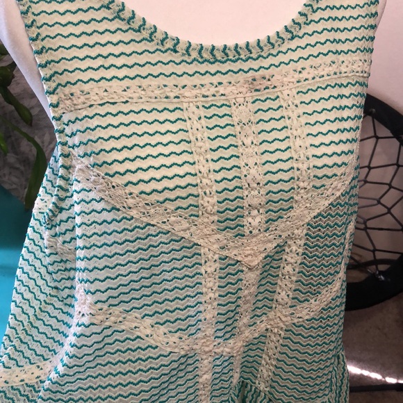 Free people bohemian peplum tank top - Picture 2 of 10